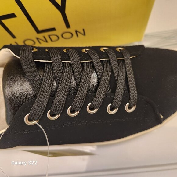 Fly London Black "Maco833Fly" Sneakers. NIB. Size EU 36/US 5.5/6 - Picture 3 of 14